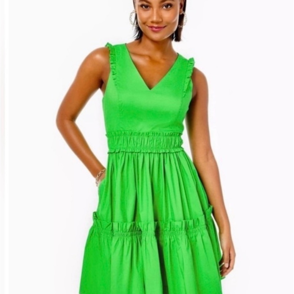 Lilly Pulitzer Celiana Sprout Green Size 8 Dress NWT